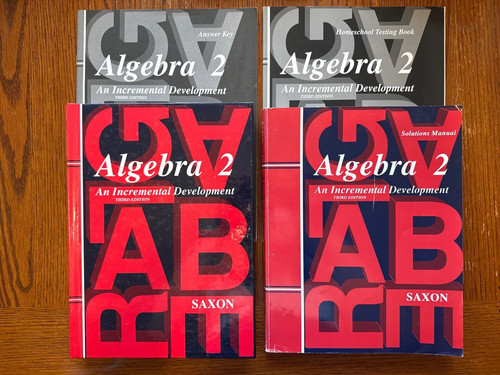 Saxon algebra 3rd ed - saxon,