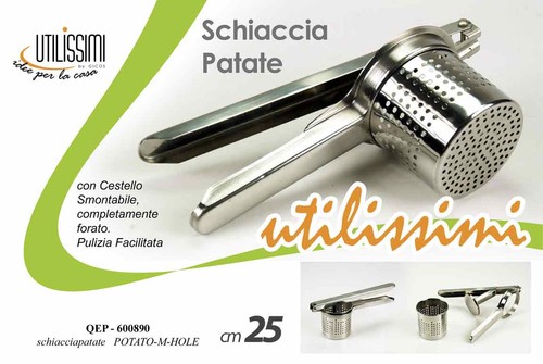 Schiaccia patate verdure lesse - patate,