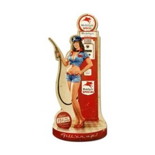 MOBIL GAS STATION PUMP PINUP