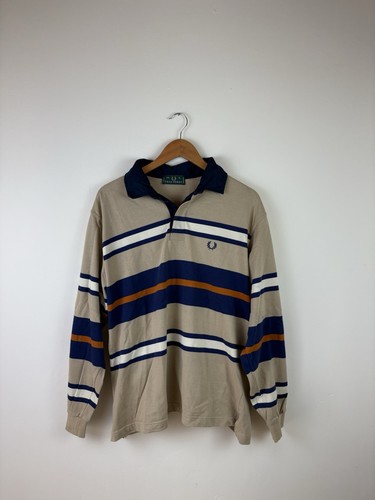 Fred perry striped - rugby, shirt