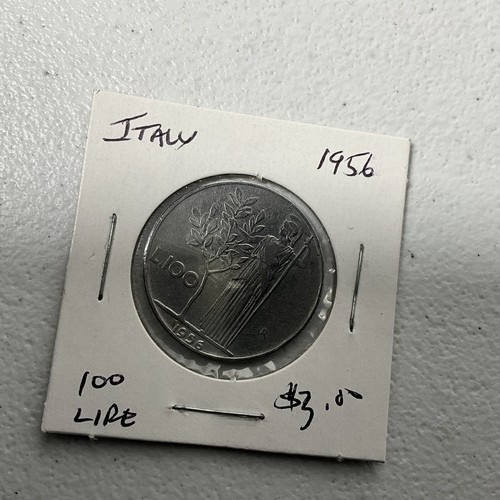 Italy 100 lire 1956 coin - italy,