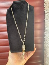 Collana In Argento 925 Corno