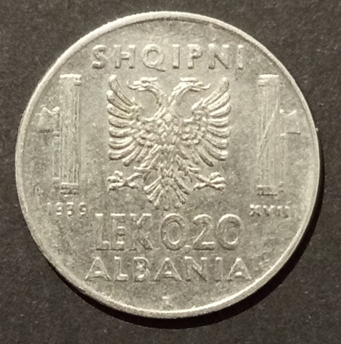 Albania lek 1939 1940 - 0,2,