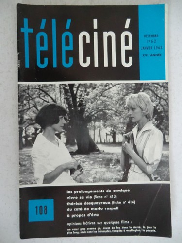 Téléciné 108 1962 - 1962,
