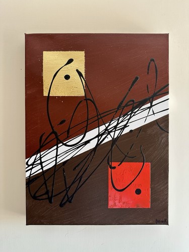 Quadro astratto moderno - , su