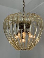 Lampadario 4-luci Vetro Di