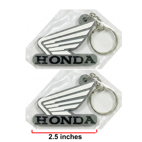 Honda rubber keyring keychain - rubber,