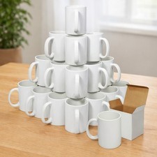 6 White Ceramic Sublimation