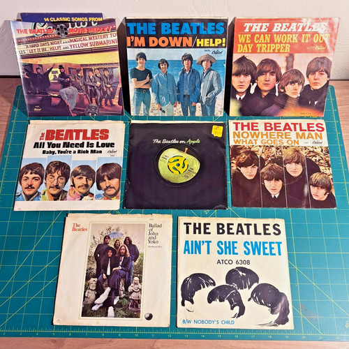 Beatles 45s vintage vinyl - 45s,