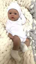 Bambola realistica silicone reborn baby boy floppy neonato squishy 18" neonato 5 libbre