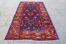 Tappeto grande vintage fatto a