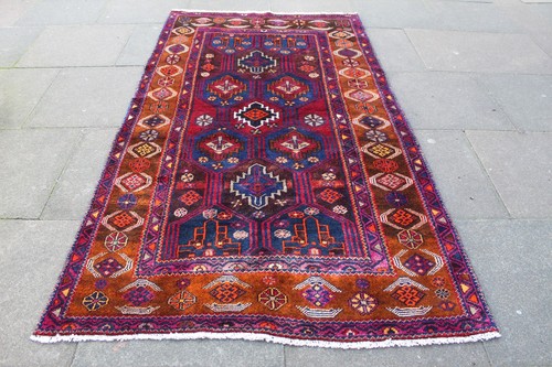 Tappeto grande vintage fatto - , a