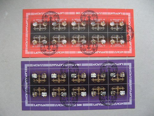 Lettonia 1994 cto - s/s,