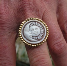 anello artigianale sole e luna amicizia amore giorno e notte regalo esclusivo