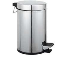CESTINO RIFIUTI BAGNO ACCIAIO