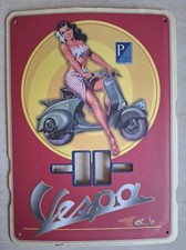 VESPA cover vintage per calendario perpetuo - cm. 27x37