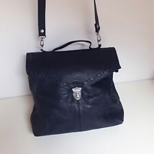 VIRREINA 1958 borsa postina in pelle blu donna tracolla messanger cartella