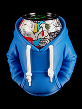 Felpa con cappuccio azzurra