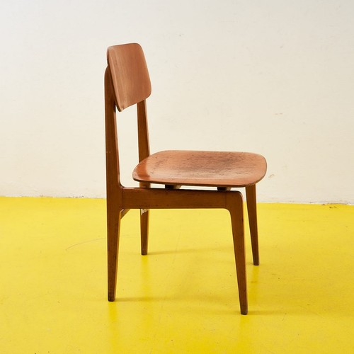 Sedia vintage legno con - in,