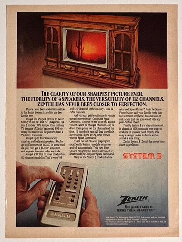 Zenith system colori - colori, tv