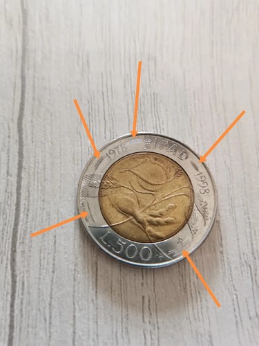 Moneta 500 lire ifad - 500,