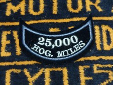 Harley-Davidson toppa patch 25,000 HOG MILES