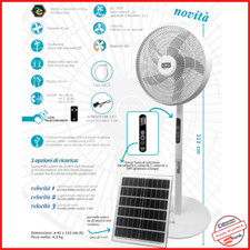 Ventilatore a Piantana Solare