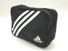 Adidas Cerniera Piccola Viaggio Nero Bianco 7,5"L Squadra Atletica Trasporto-Tutto Conservazione