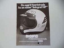 advertising Pubblicità 1977 CASCO HELMET NAVA INTEGRAL VIP