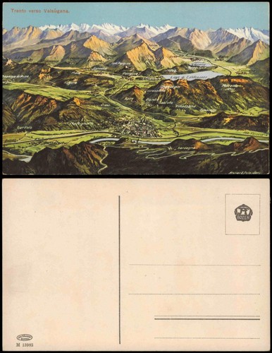 Cartolina trento verso - cartolina,