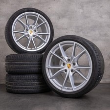 Porsche 911 cerchi 20 pollici 991 II estivi 99136271000 99136276001 argento