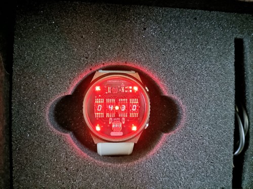 Orologio led retrò timered - retrò,