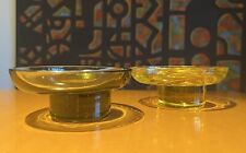 DUE POSACENERE VEART MURANO GLAS VINTAGE DESIGN ANNI  80