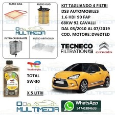 KIT TAGLIANDO 4 FILTRI OLIO