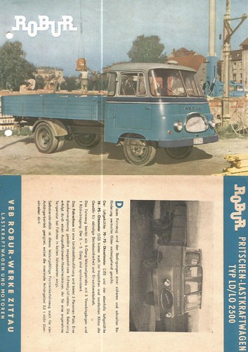 Robur 2500 furgón 1960 - ld, lo
