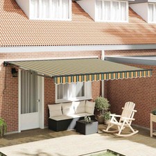 Tenda da Sole Retrattile solare esterno Ombra per Balcone Protettiva UV vidaXL