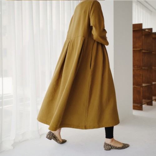 Abito midi donna collo rotondo - abito,