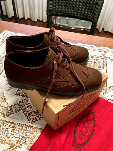 Scarpe stringate camoscio