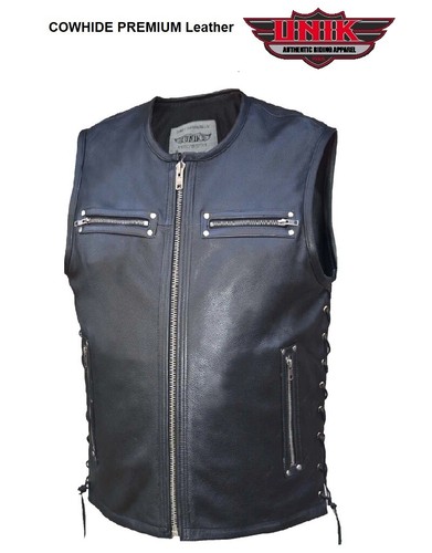 6662 gilet uomo moto custom - gilet,