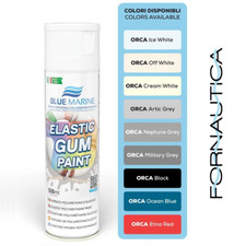 VERNICE POLIURETANICA PER GOMMONE SPRAY ELASTIC GUM PAINT ORCA 500 ML.