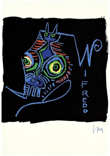 Wifredo lam lettera - wifredo, "w"