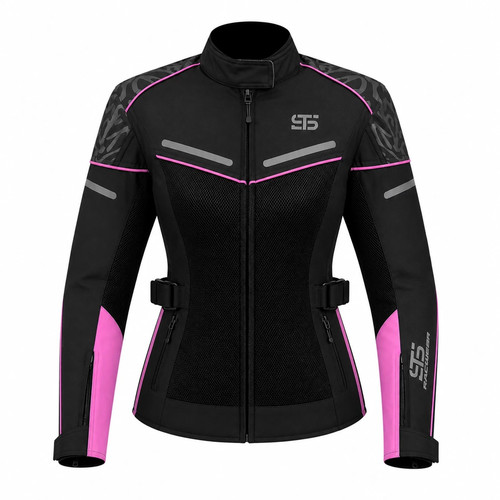 Giubbotto moto tessuto da - ,