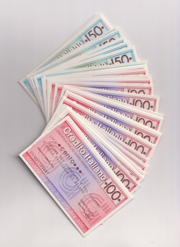 Miniassegni credito italiano - miniassegni,