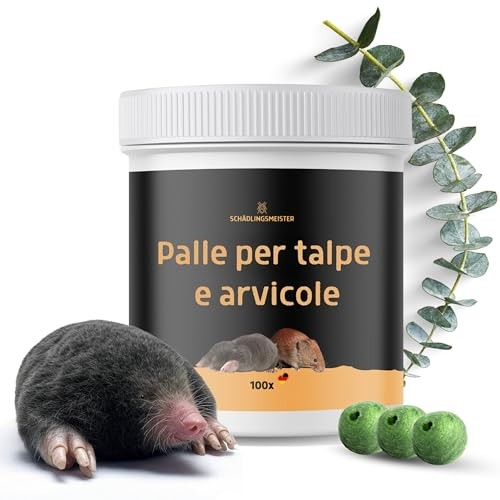 Repellente per talpe - , e