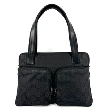 Borsa a mano Gucci nera GG