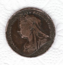 N  97   INGHILTERRA   RARA  MONETA  1   PENNY   1897