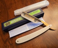 DOVO BISMARCK Solingen rasoio dritto acrilico perlato 6/8""