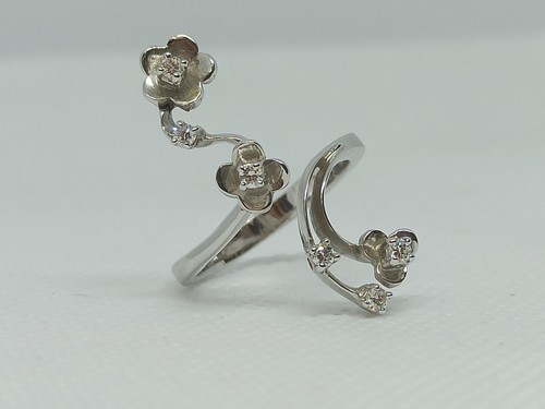 Anello fiore fantasia - anello,
