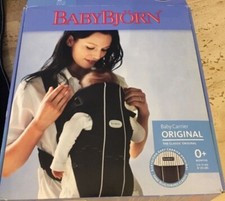 Marsupio BabyBjorn Baby Carrier Original  - dark blue - stripes - Classic