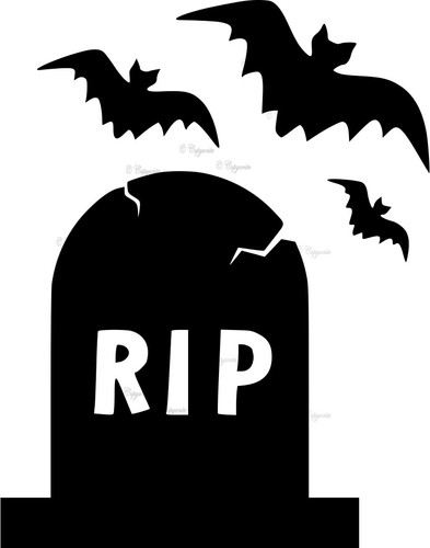 Adesivo rip decalcomania - rip,